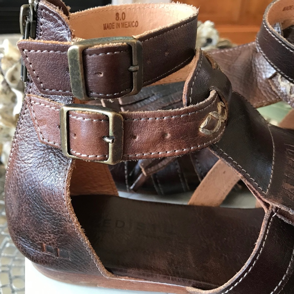 FESTIVAL 🔥MODERN BOHO SOFT COUNTRY COWGIRL LAYERED FRINGE LEATHER SANDALS - Picture 15 of 16